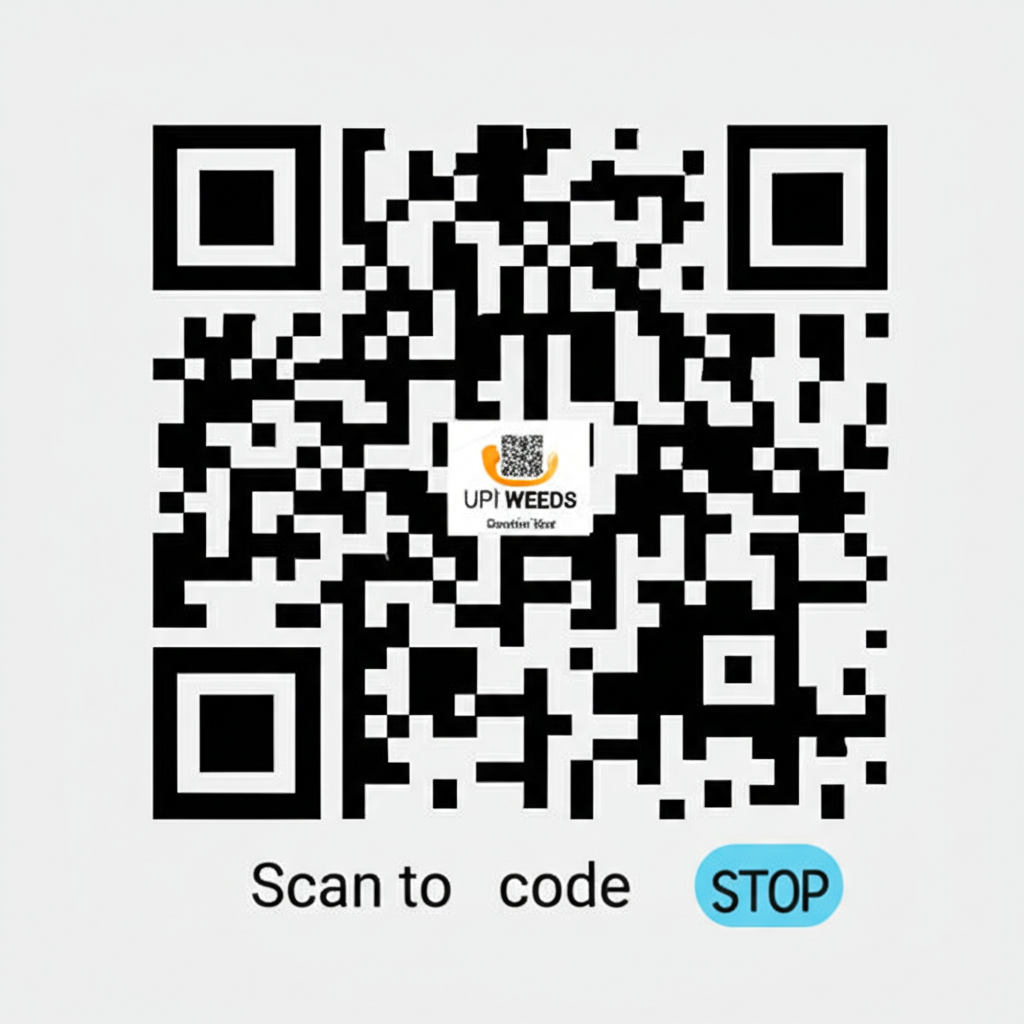 UPI QR Code for Donation to WEEDS
